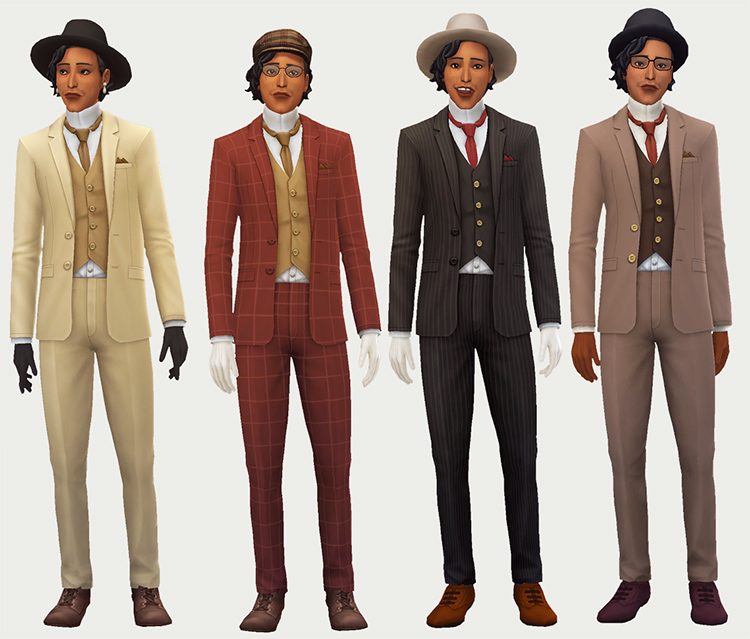 County Suit CC for The Sims 4