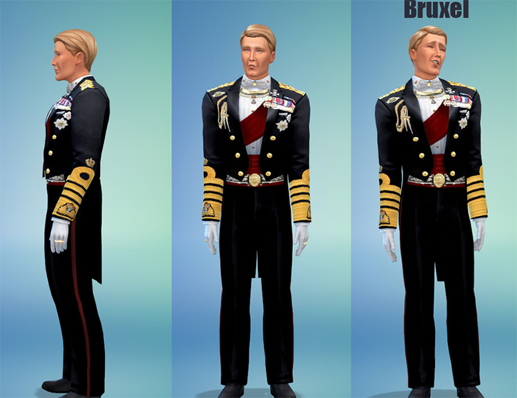 King Formal Tuxedo - Sims 4 CC