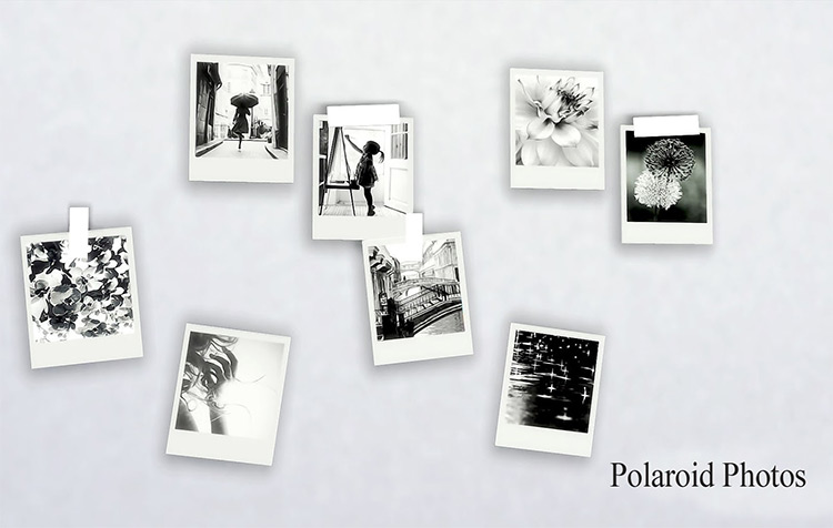 Polaroid Photos Sims 4 CC
