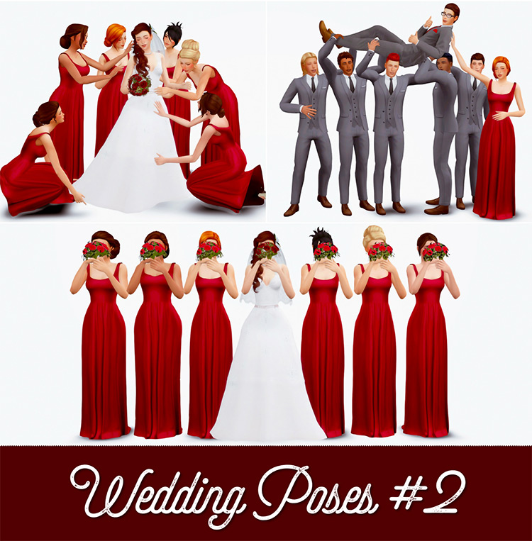 Wedding Poses #2 Sims 4 CC