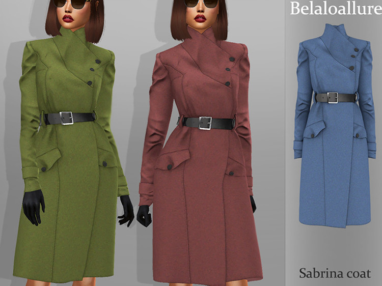 Sabrina Coat for Sims 4