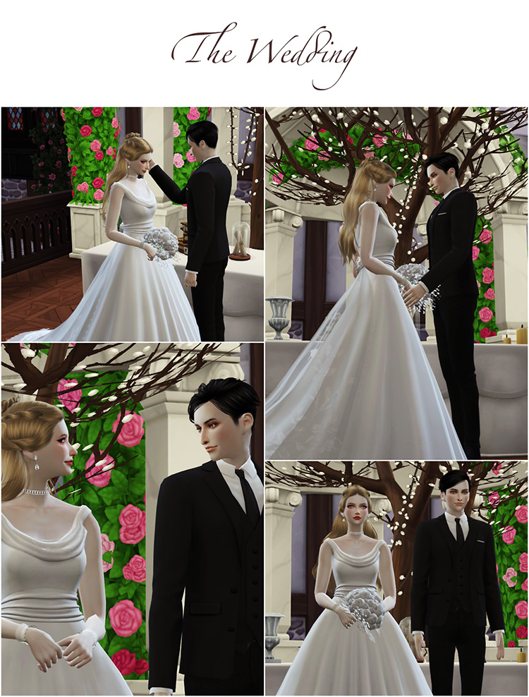 Wedding Project Poses Sets Sims 4 CC