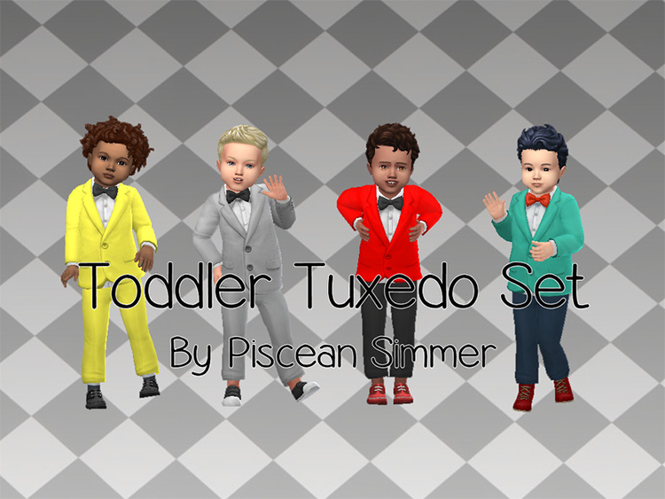 Toddler Tuxedo CC for The Sims 4