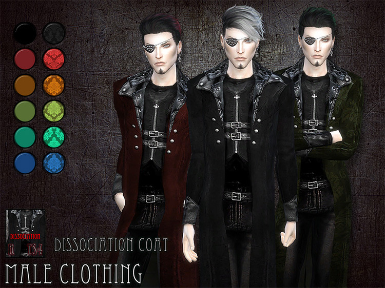 Dissociation Coat Sims 4 CC