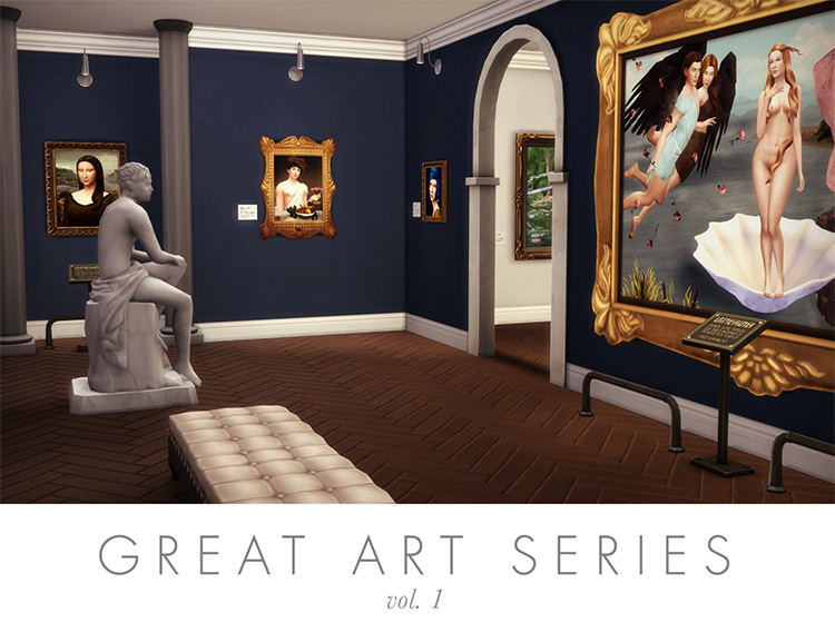 Great Art Series, Vol. 1 Sims 4 CC