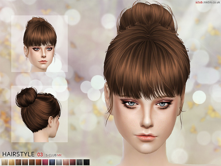 Sims 4 - Hair N3 CC Wedding