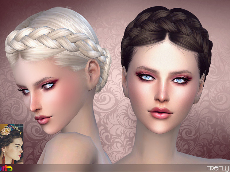Firefly hair Sims 4 CC