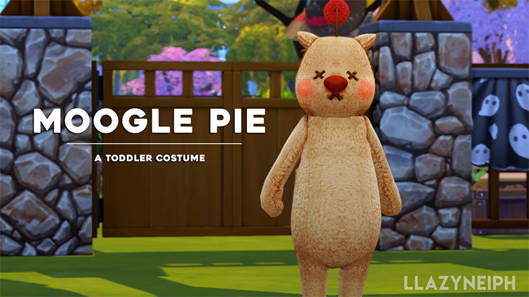 Moogle Pie Toddler Costume Sims 4 CC