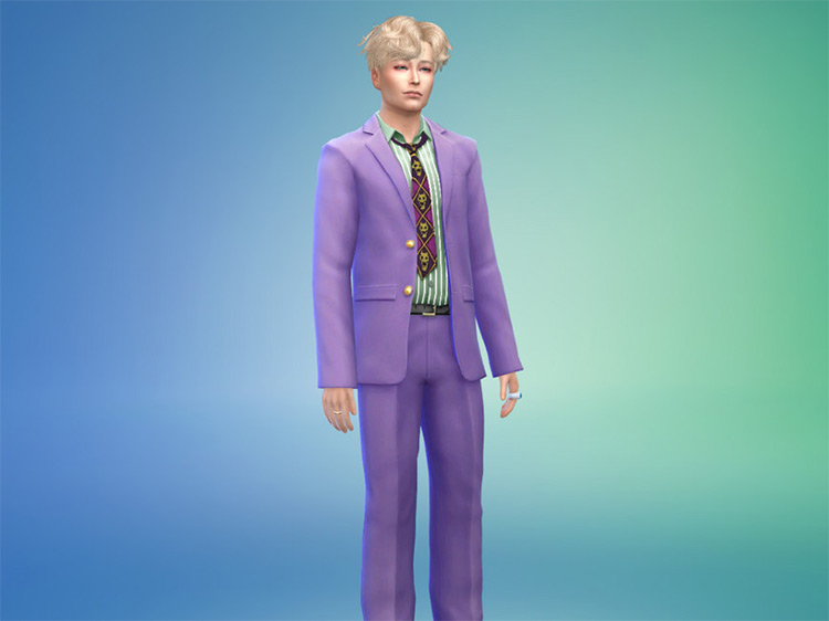 Yoshikage Kira Suit Sims 4 CC